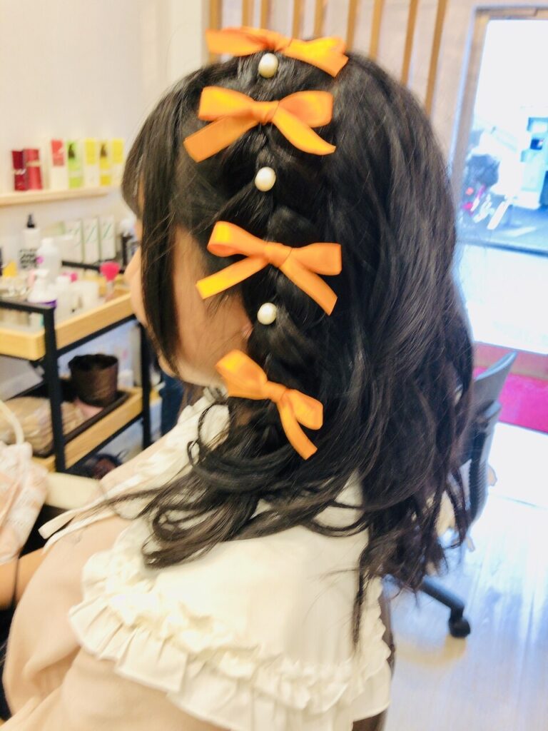 アイロン巻き